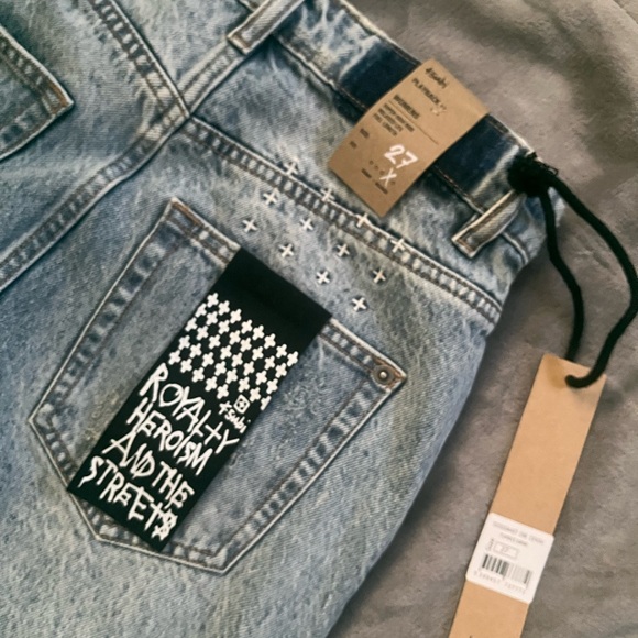 Ksubi Light Blue Relaxed Jeans